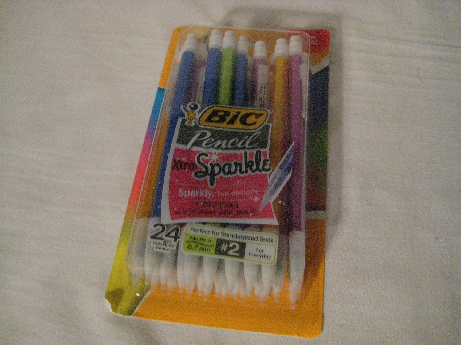 Bic Mechanical Pencils with Colorful Barrels 0.7 mm Assorted 24 Per-Pk (2 Pack)