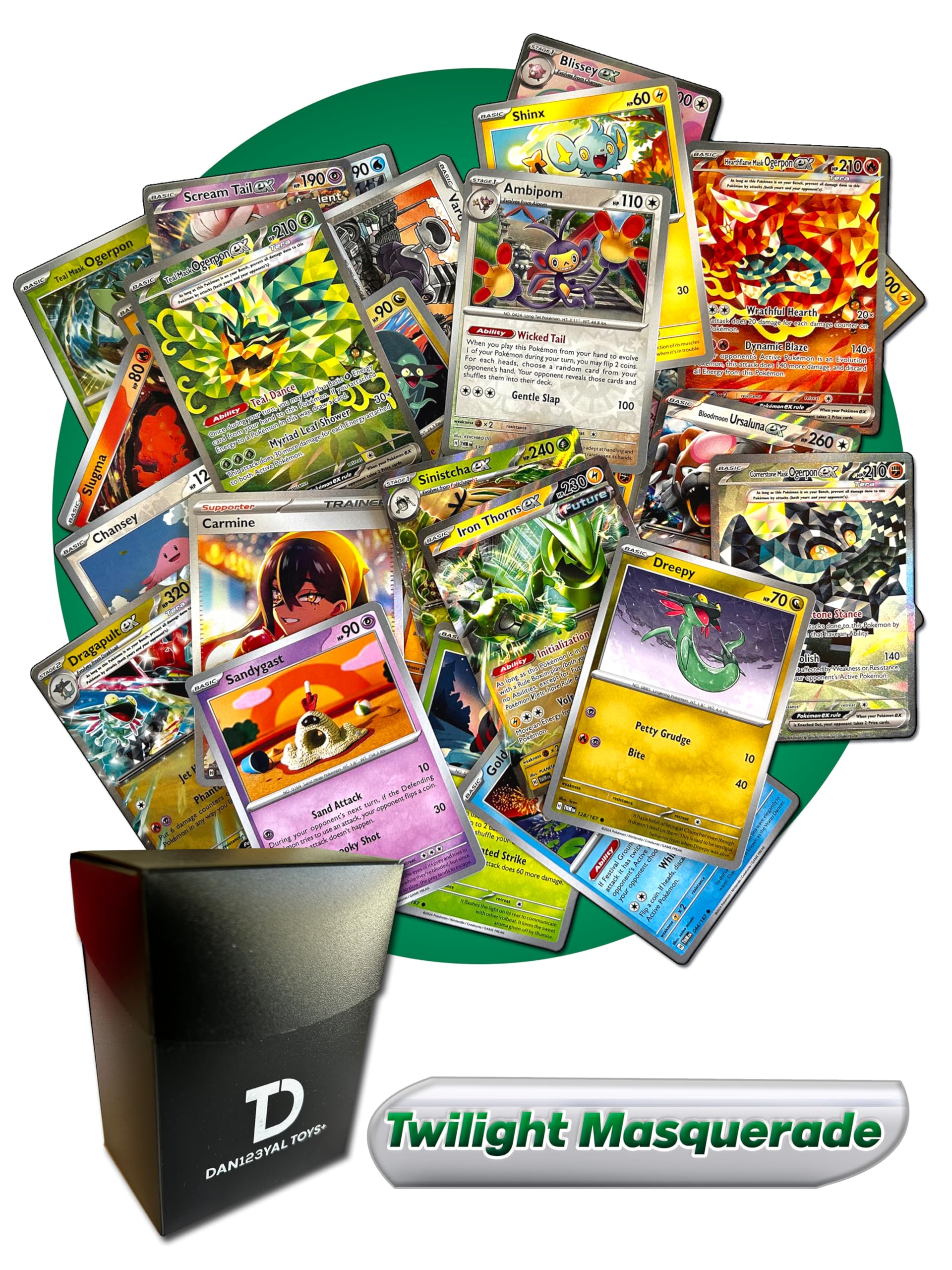 what is the rarest pokemon card in twilight masquerade Amazon.com: Twilight Masquerade Pokémon Compatible TCG Random Assortment  Bundle