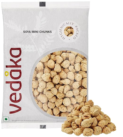 Amazon Brand - Vedaka Soy Mini Chunks, 500 g