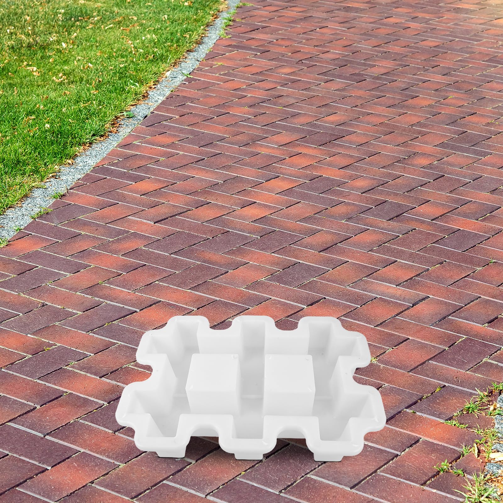 Zerodeko Molde de Hormigón Rectangular para Ladrillos Huecos, Plástico