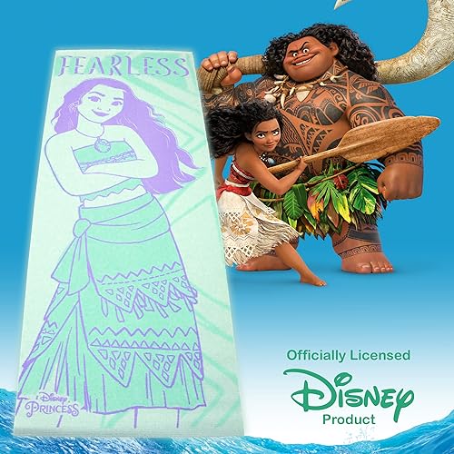 Miniatura 7 de Disney Moana - Tapete de yoga antideslizante para niños y niñas, para todo uso, PVC, accesorios de fitness y entrenamiento, azul, 0.118 pulgadas