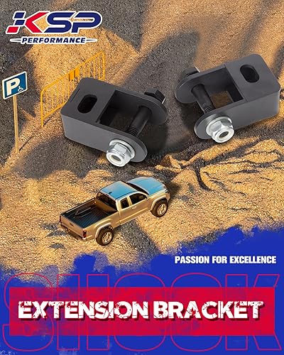 Miniatura 5 de KSP - Extensores de choque delanteros para camiones resistentes de 8 lengüetas, kit de extensión de choque de 1 a 3 pulgadas para Chevy Silverado