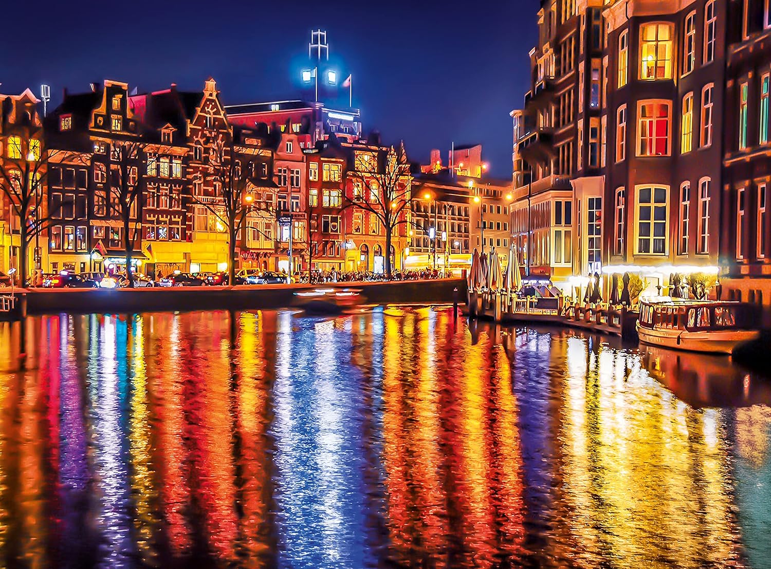 Clementoni 35037 -HQ Collection-Amsterdam-500 Pieces, Multi-Colour