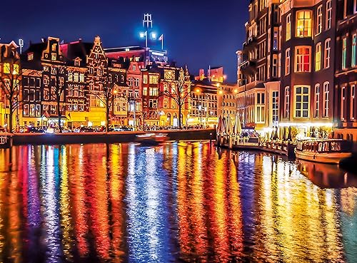 Miniatura 2 de Clementoni 35037 -HQ Collection-Ámsterdam-500 piezas, multicolor