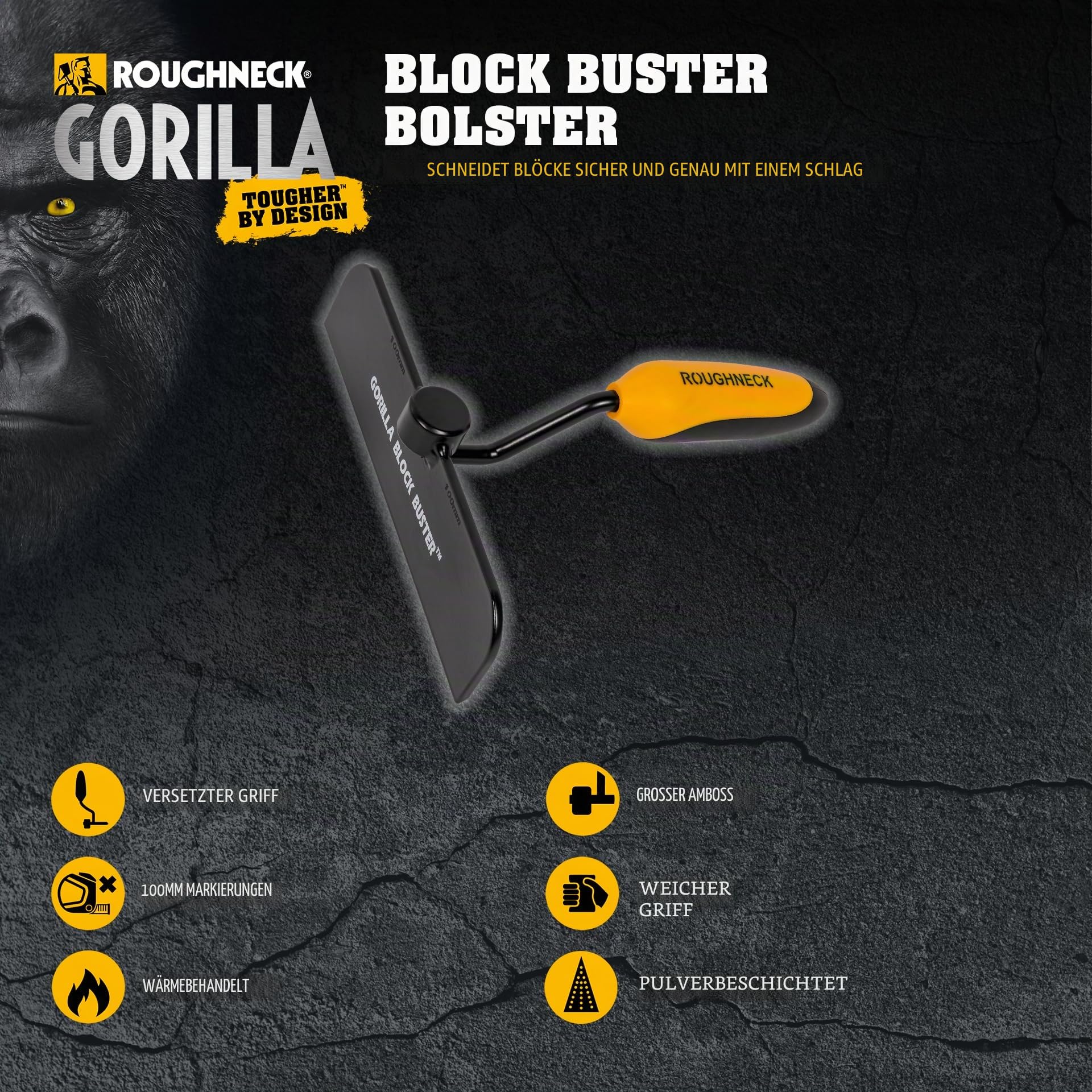 Roughneck Gorilla ROU31900 Blockbrecher 230 mm (9 Zoll)