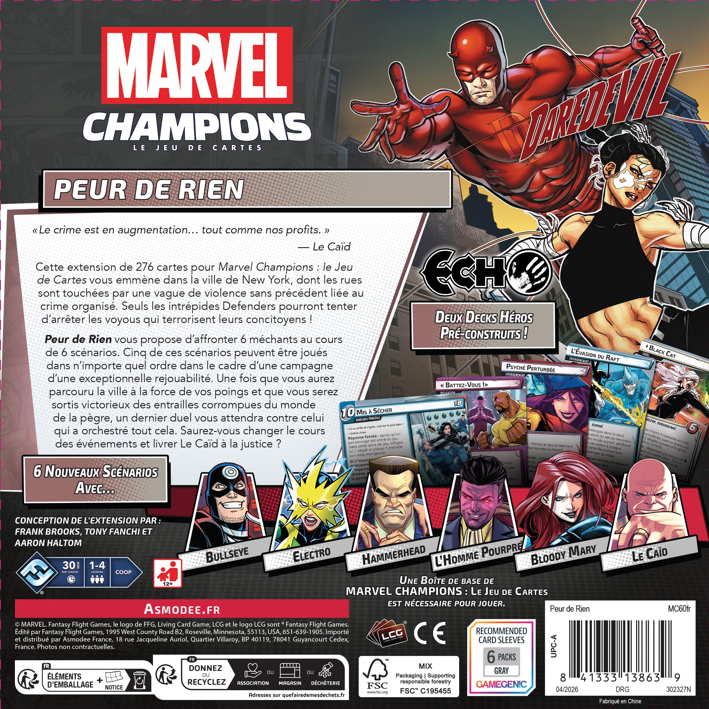 Asmodee - Marvel Champions Peur De Rien