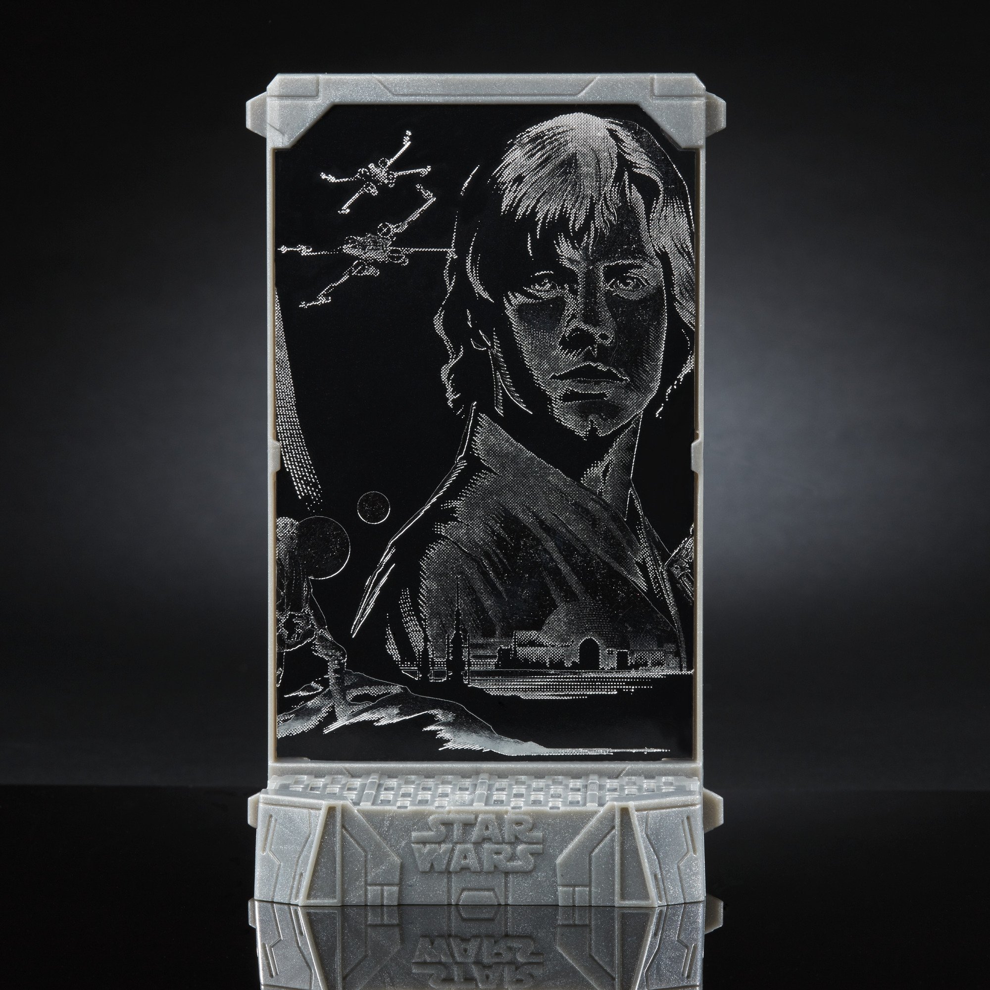 Star Wars Juguete, Figura, Personaje de la película, Serie Black, Personaje de Luke Skywalker, de 9,5 cm