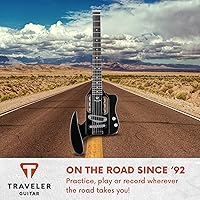 Vista 6 de Traveler Speedster Negro brillante con bolsa para conciertos