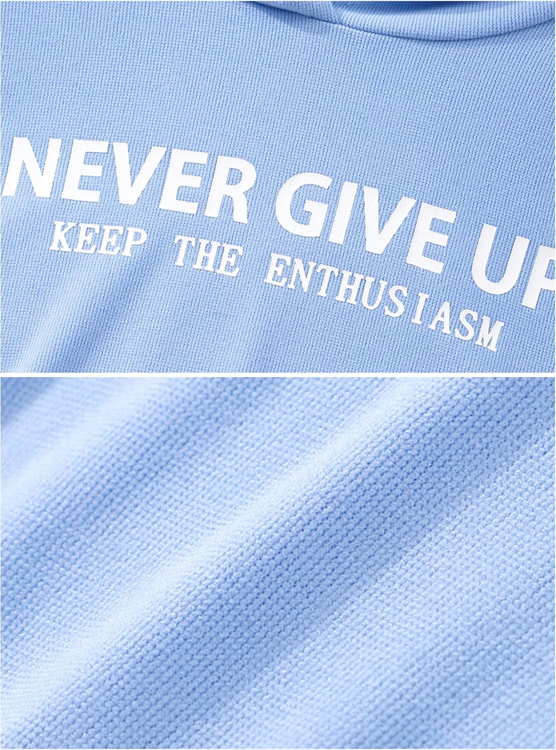 Hilinker Girls Plaid 2 Piece Outfits Graphic Color Block Hoodie and Sweatpants Set - Image 5