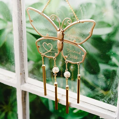 Miniatura 6 de Pavilion Gift Company 99161 11.5 x 6 pulgadas, mariposa para exteriores, amada por el duelo y pérdida de un ser querido, regalo conmemorativo, color