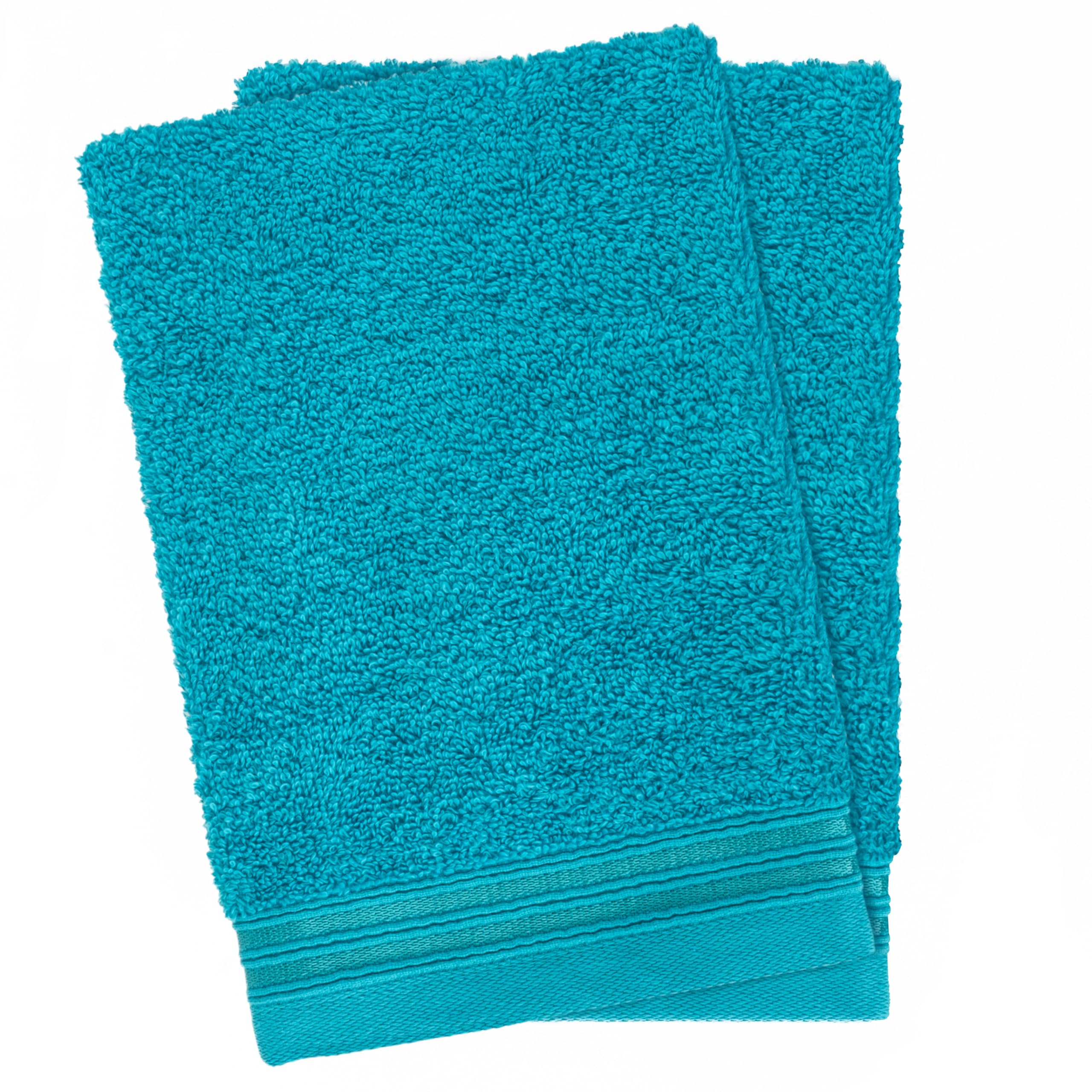 Hammetex Waschlappen 2er Set 15x22 cm, Waschhandschuh, 100% Baumwolle