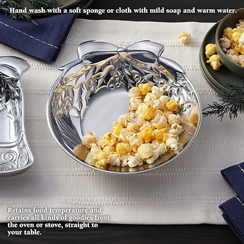 Miniatura 3 de Wilton Armetale Vajilla para servir, 9.5 pulgadas, gris