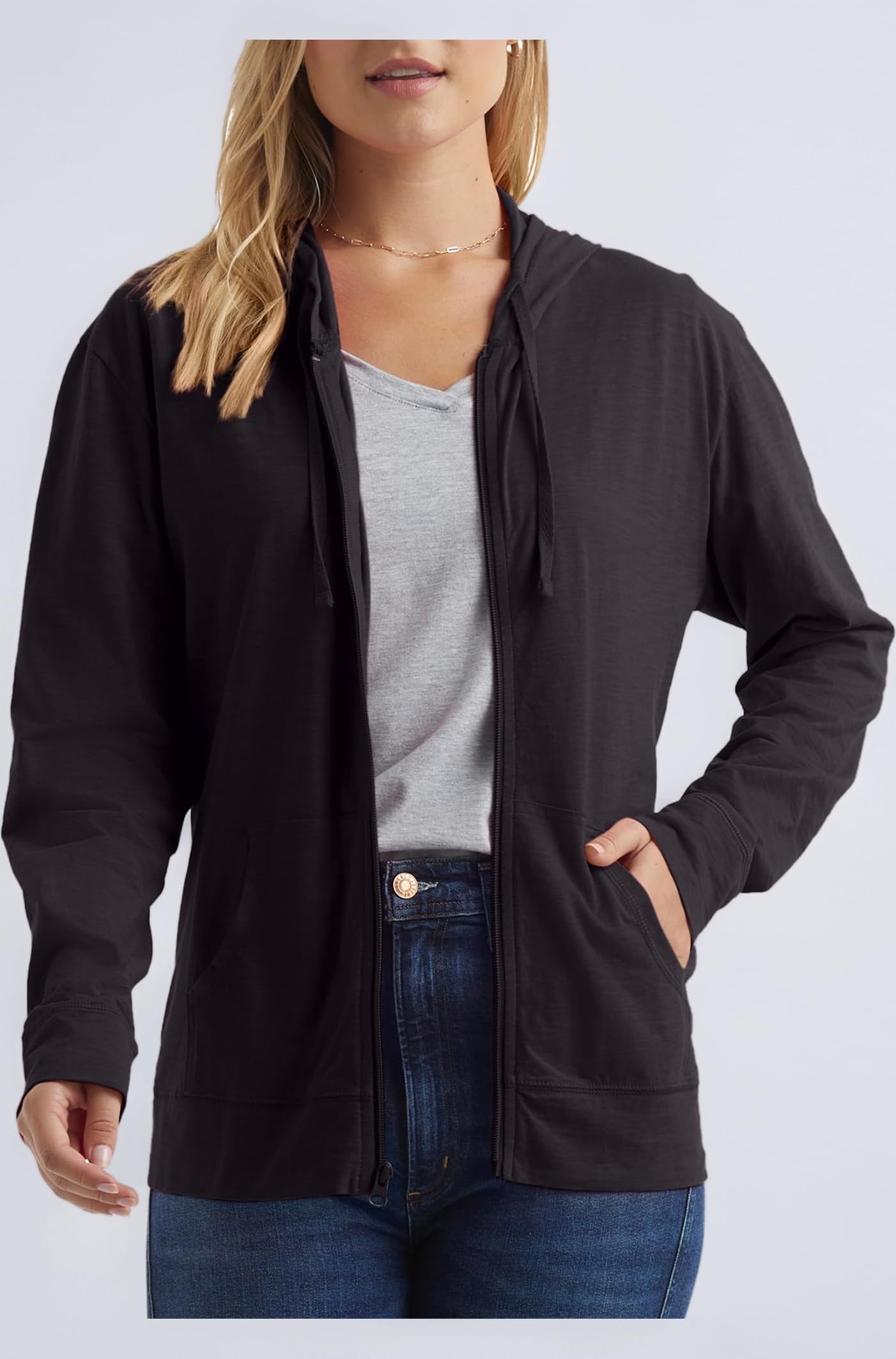 Women's Jersey Full Zip Hoodie