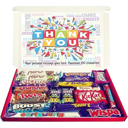 Personalised Thank You Carer Key Worker Gift Hamper Chocolate Selection Box Amazon Co Uk Grocery