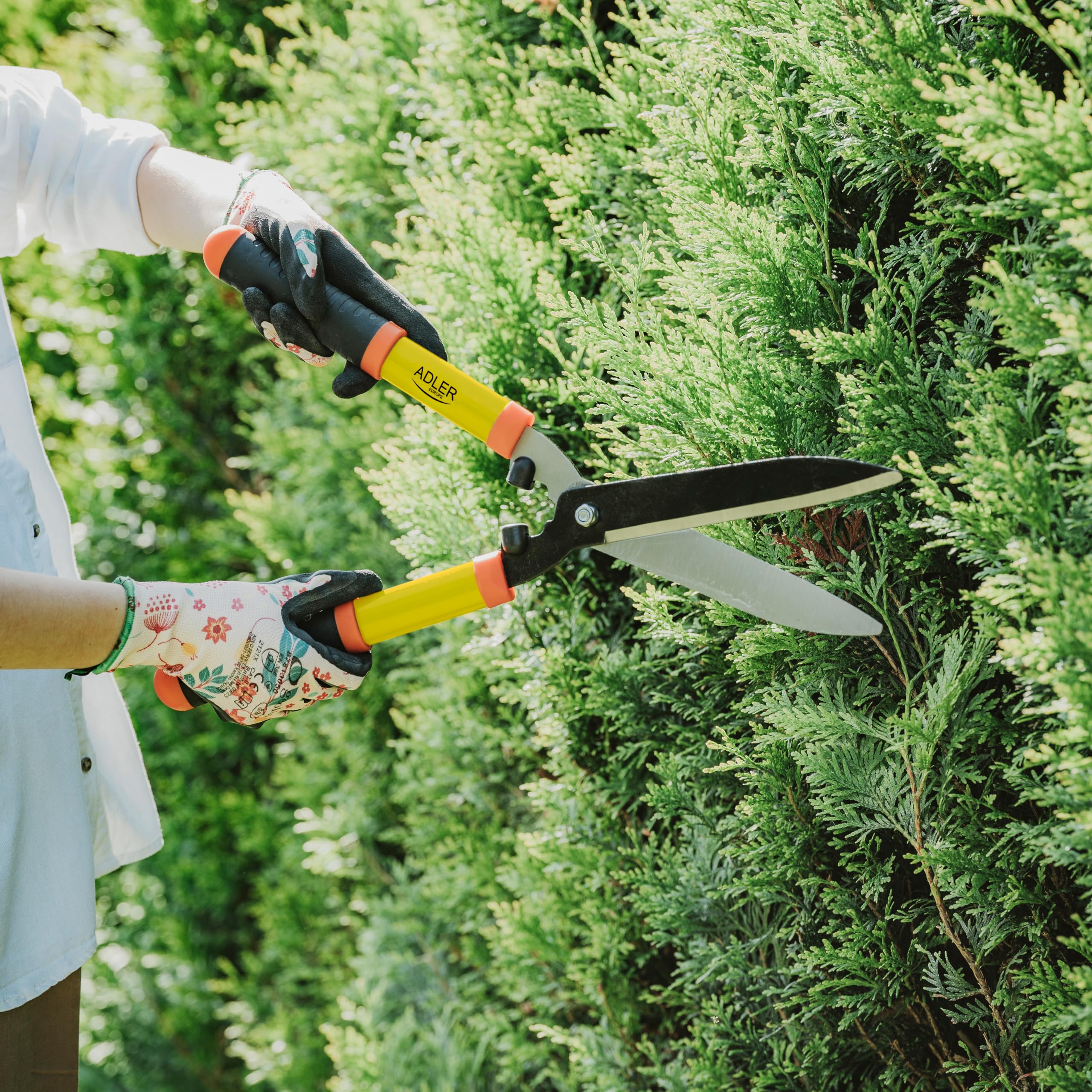 ADLER EUROPR Gartenwerkzeug Set - Heckenschere manuell und Gartenschere klein - Hochwertiger Stahl, Aluminiumlegierung - Für Gärtner, Kleingärtner und Pflanzenfreunde – Präzisionsschneidwerkzeug