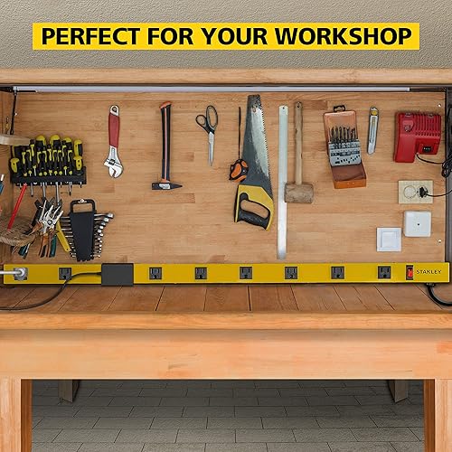 Miniatura 6 de Stanley 31615 Pro9 barra metálica de energía, colores negroamarillo, 1 paquete