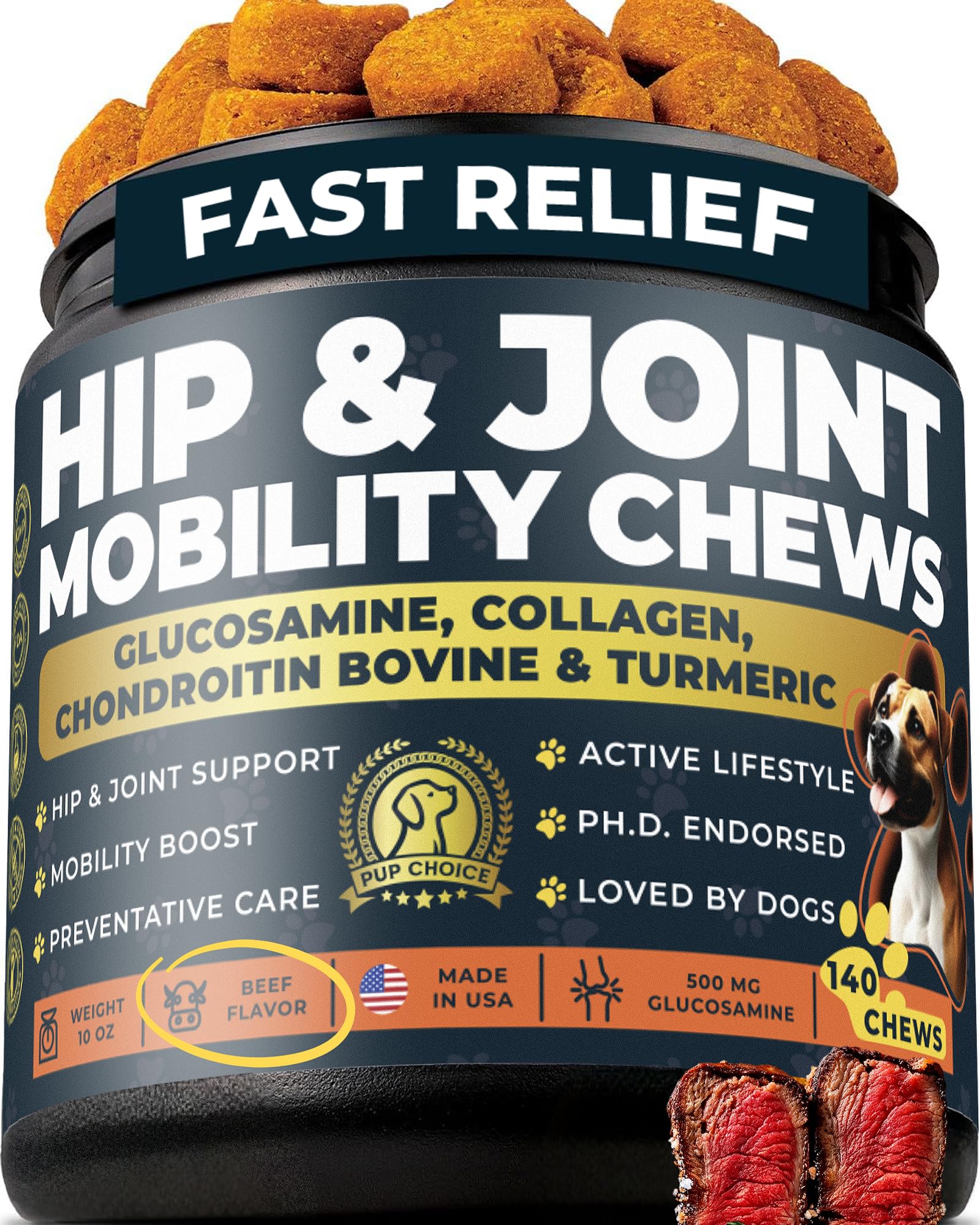 Pup Choice Glucosamine Chondroitin for Dogs