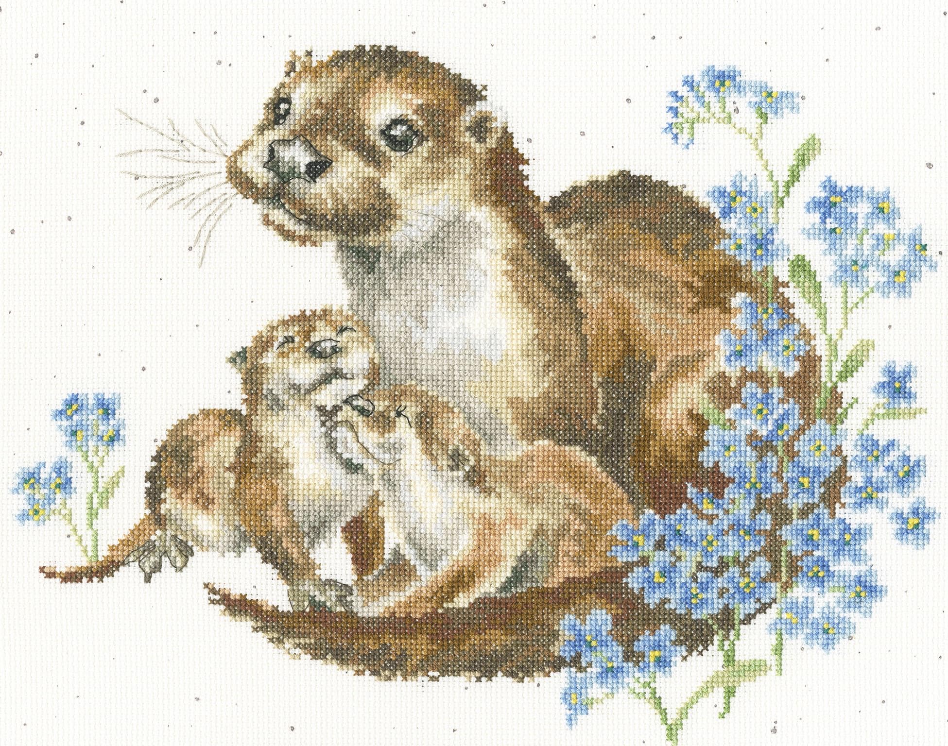 Bothy Threads Counted Cross Stitch Kit - Otterly Adorable