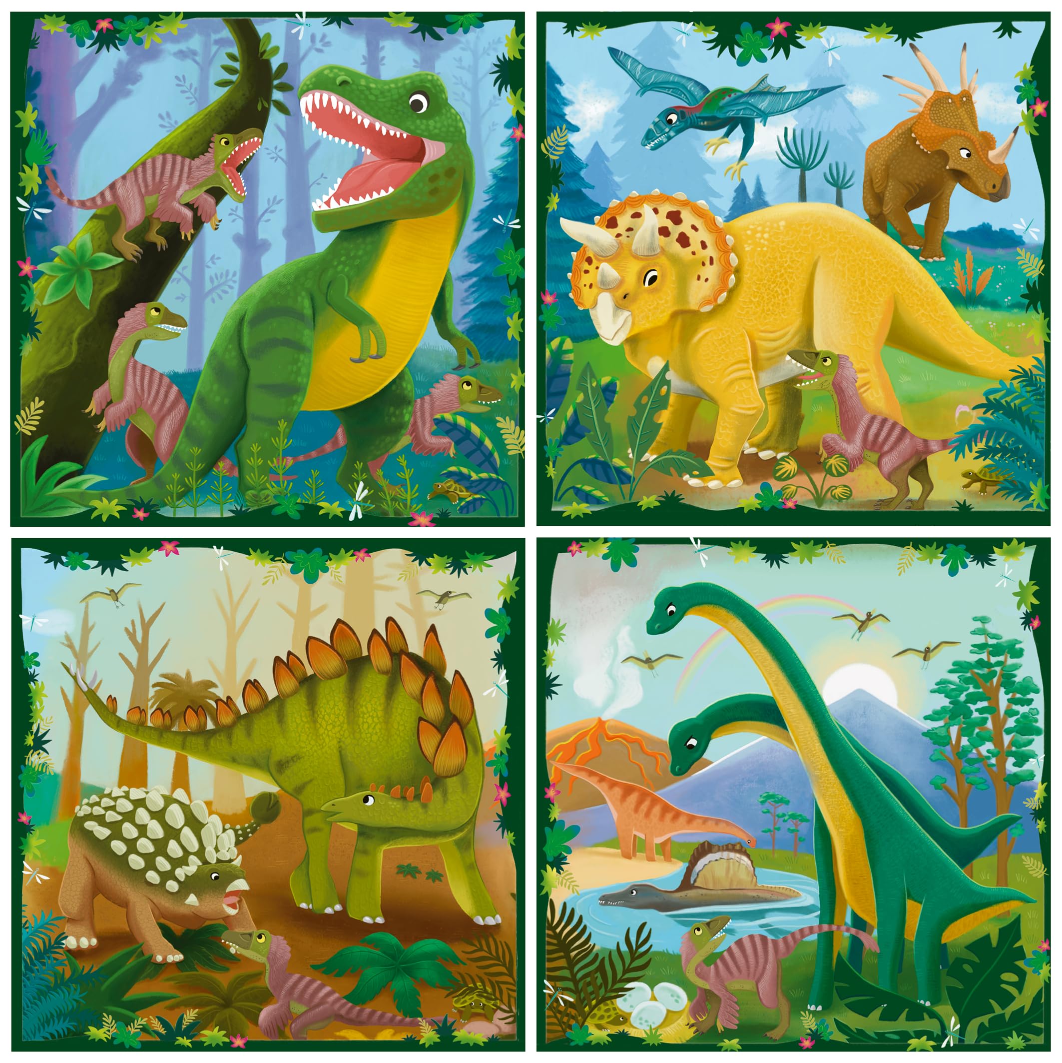 Ravensburger Puzzle Up Dinosaurs - Jigsaws for Kids Age 2 Years (24 Months) - Educational Toddler Toys - 4, 6, 8, 10 Pieces - Image 2