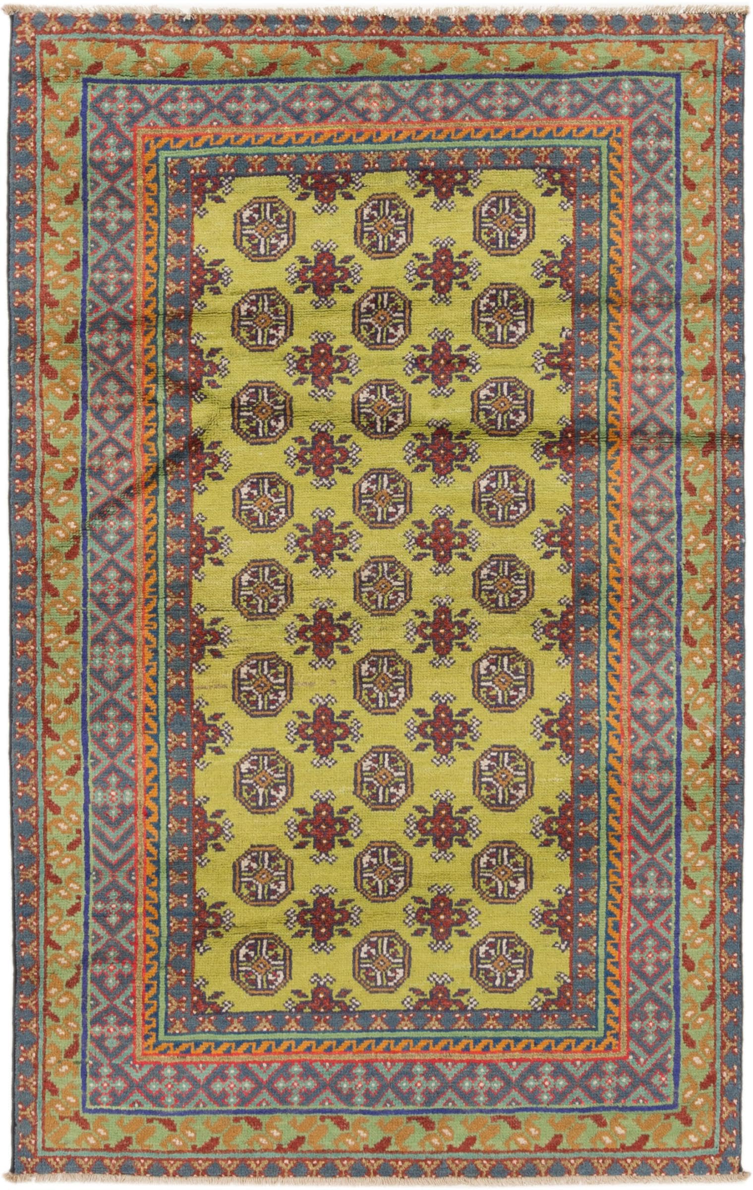 Tapis d'Orient Afghan Akhche en laine pour une ambiance authentique
