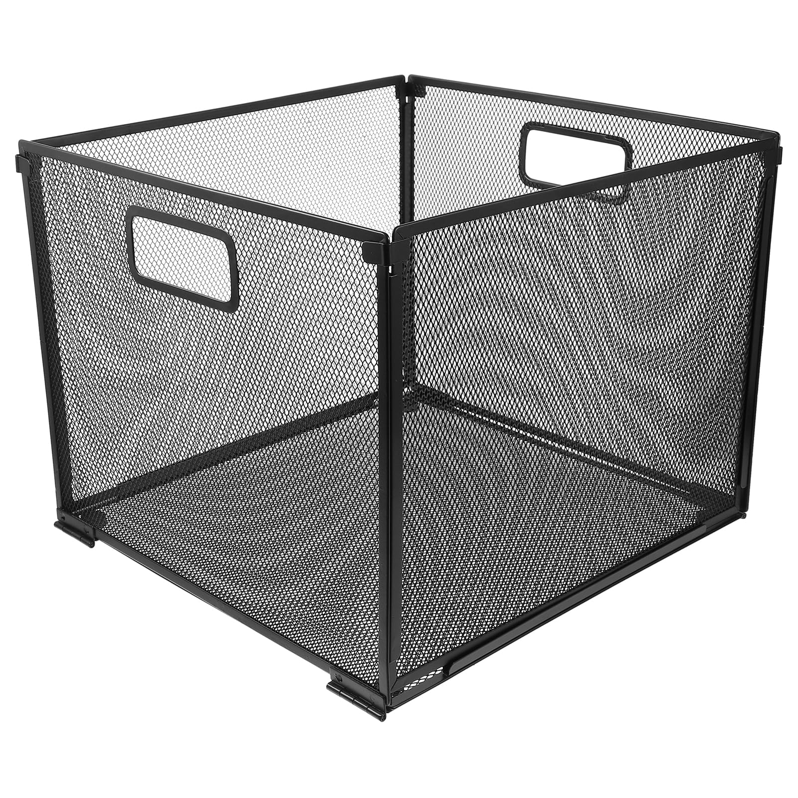 Ciieeo Dateibox Einklappen Organisationskorb Für Kleinigkeiten Wand-aktenhalter-rack Hängender Aktenhalter Aus Netzstoff Hängeregistraturkorb Aktenkorb Büro Metall Groß Finishing-korb