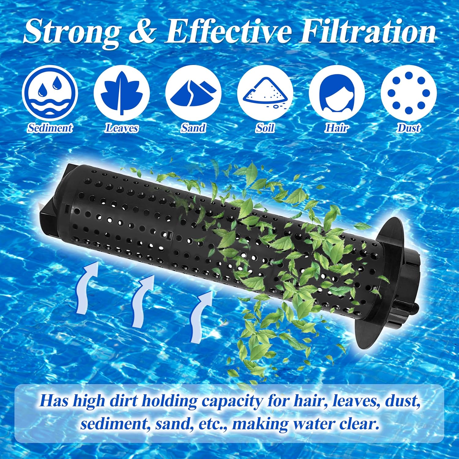 59053700 Center Core Replacement, Compatible with Clean & Clear Pool Filter and Spa Cartridge Filter EC-160354 CCRP100 100 sq ft, Black