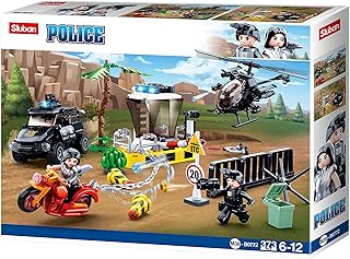 مكعبات لشرطة حرس الحدود من سلوبن، 373 قطعة، M38-B0772، بلاستيك