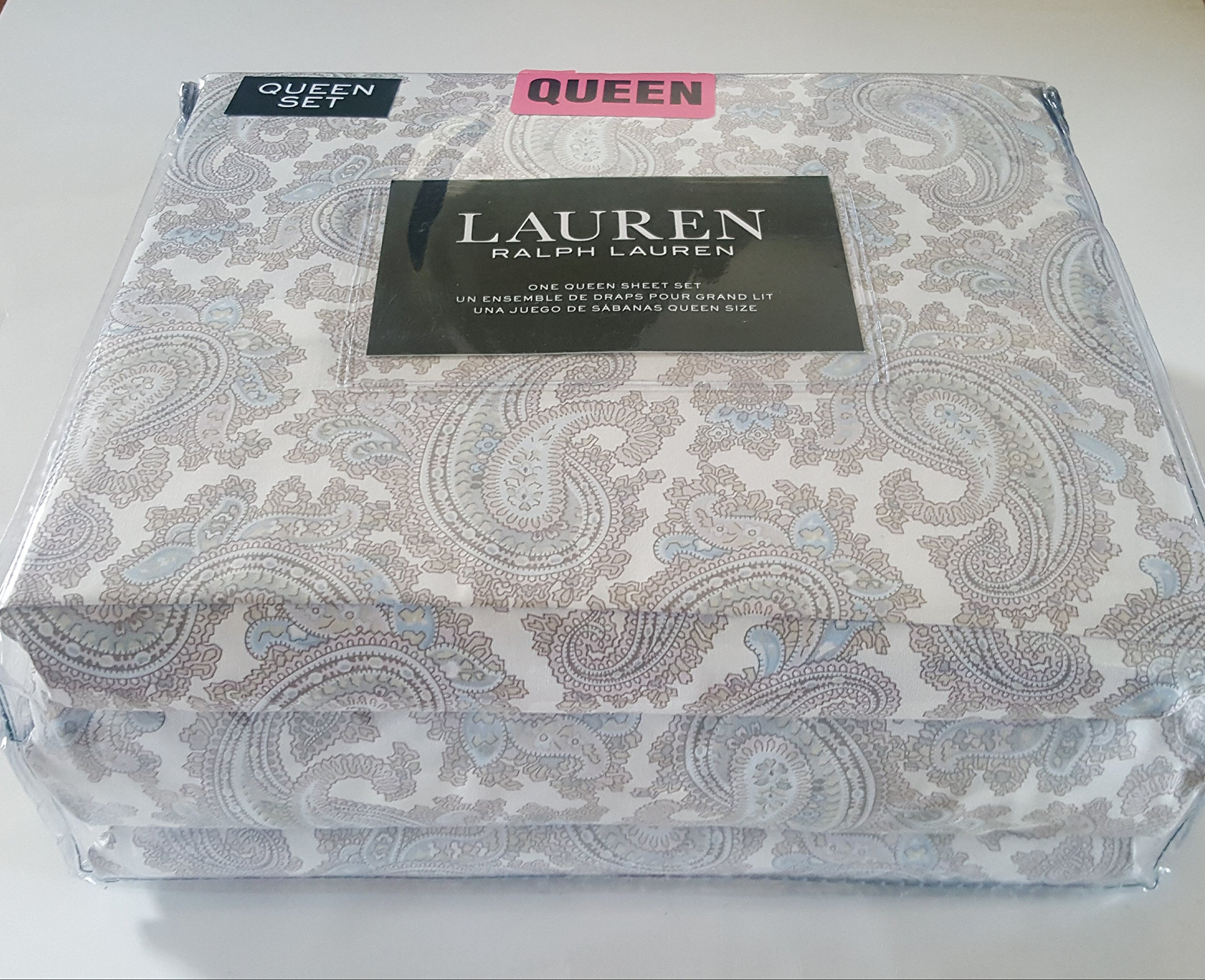 Amazon.co.jp: Ralph Laurenベッドクイーンシートセット