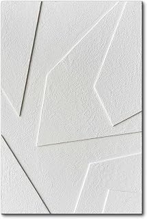 Creespi White Textured Wall Art - Hand Painted Minimalist Oil Painting 24x36 inch,Contemporary Abstract Art Painting for Wall Décor