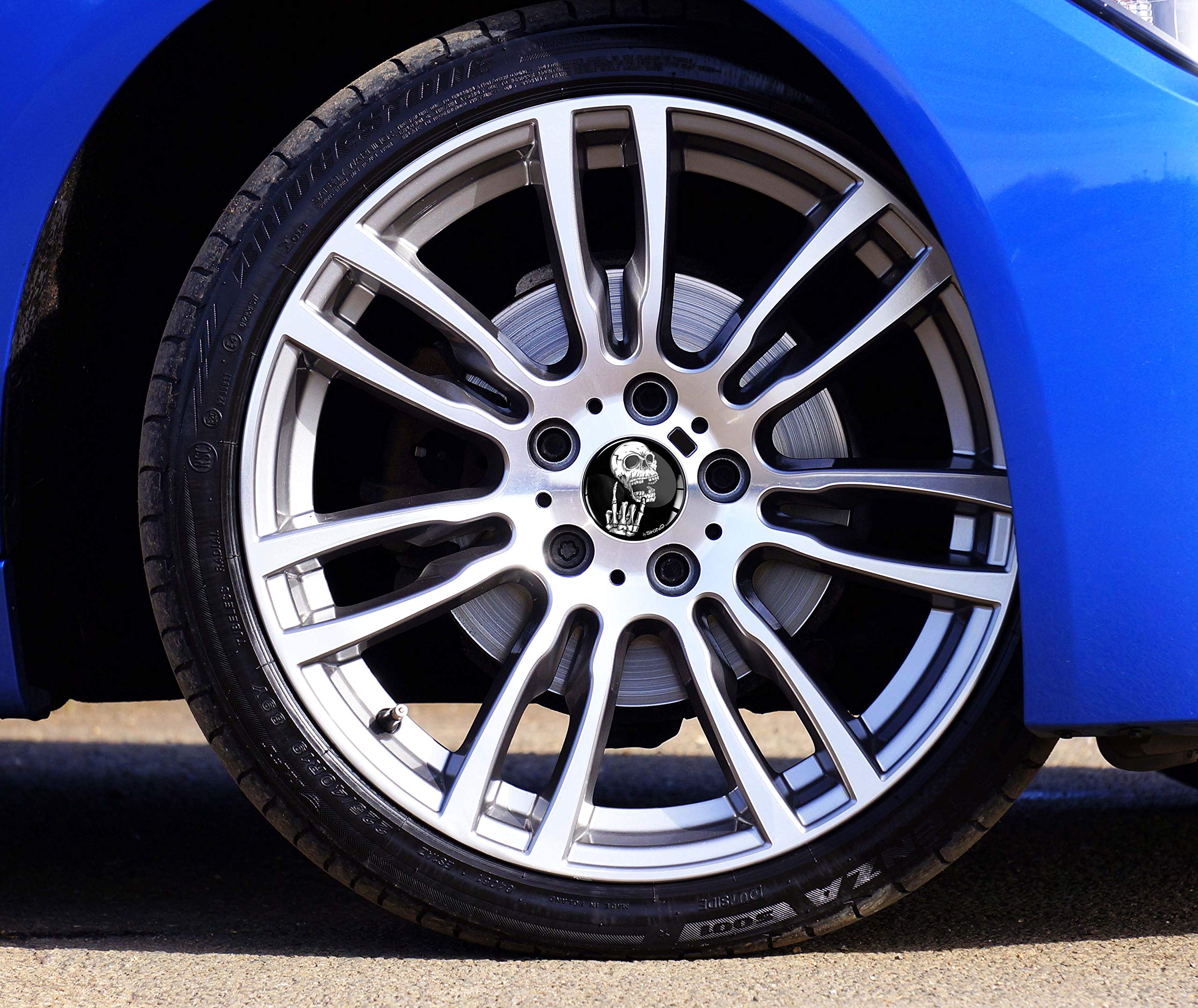 SkinoEu® 4 X 60mm ABS Plastique 3D Cache-Moyeu Capuchons De | FindTheDeal