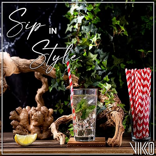 Miniatura 9 de Vikko Vasos para beber, vasos de cocina gruesos y duraderos, vaso de vidrio alto apto para lavavajillas, vasos resistentes para agua, jugo, leche,