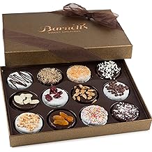Barnetts Gift Basket, 12 Chocolate Covered Cookies, Gourmet Candy Box Baskets for Prime Food Delivery, Gifts for Dad, Husband, Grandfather, Brother, Son, Father, Valentines Day Christmas Holiday Thanksgiving