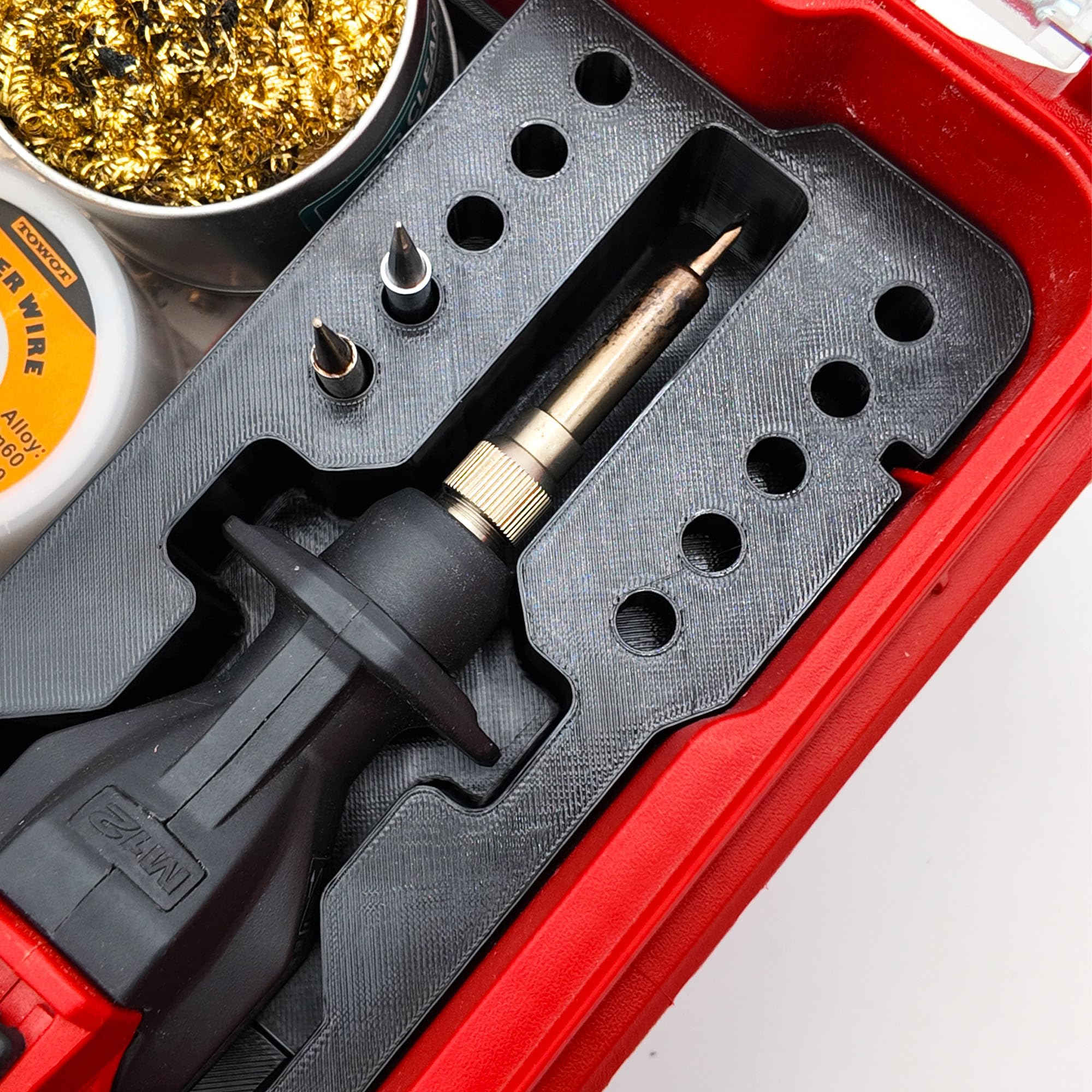 Organiseur de fer à souder M12 et doublure pour boîte à outils Milwauke Compact Organizer