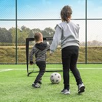 SONGMICS Gyerek Futballkapu Szett 2 db Felugró Kapu 90x120x90 cm Kerthez Strandra 2