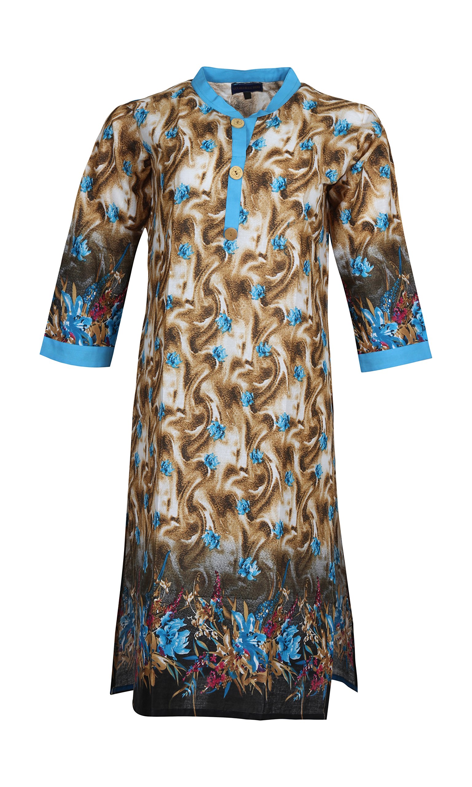 Ofi Women's Cotton Straight Kurta