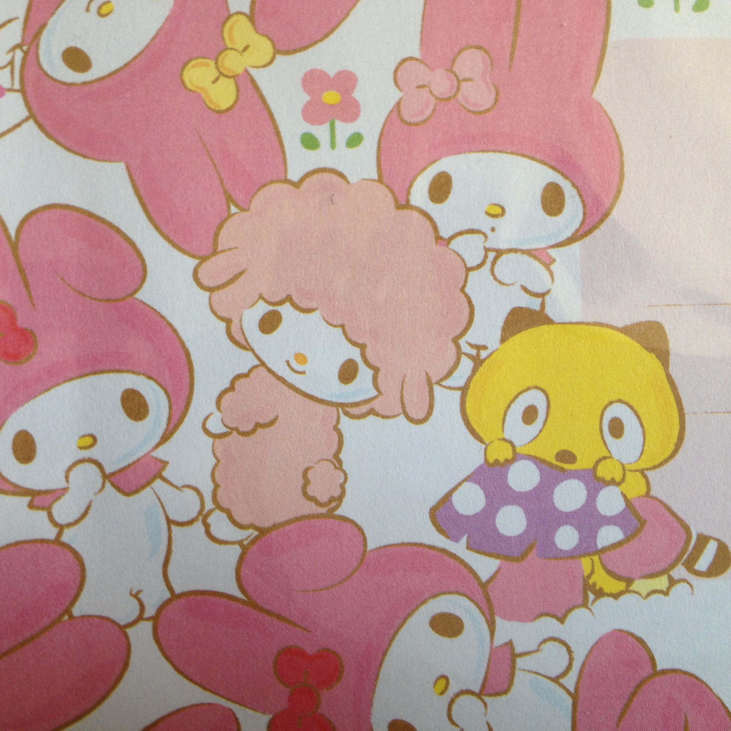 Amazon.co.jp: かわいい♡サンリオ マイメロディ / チラシ柄 ( レッド