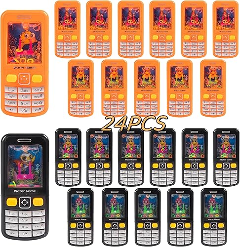 Desyeryamimi Paquete de 18 juguetes de mano para lanzar anillos de agua, juguetes para teléfonos celulares nostalgia de los años 90, perfectos para