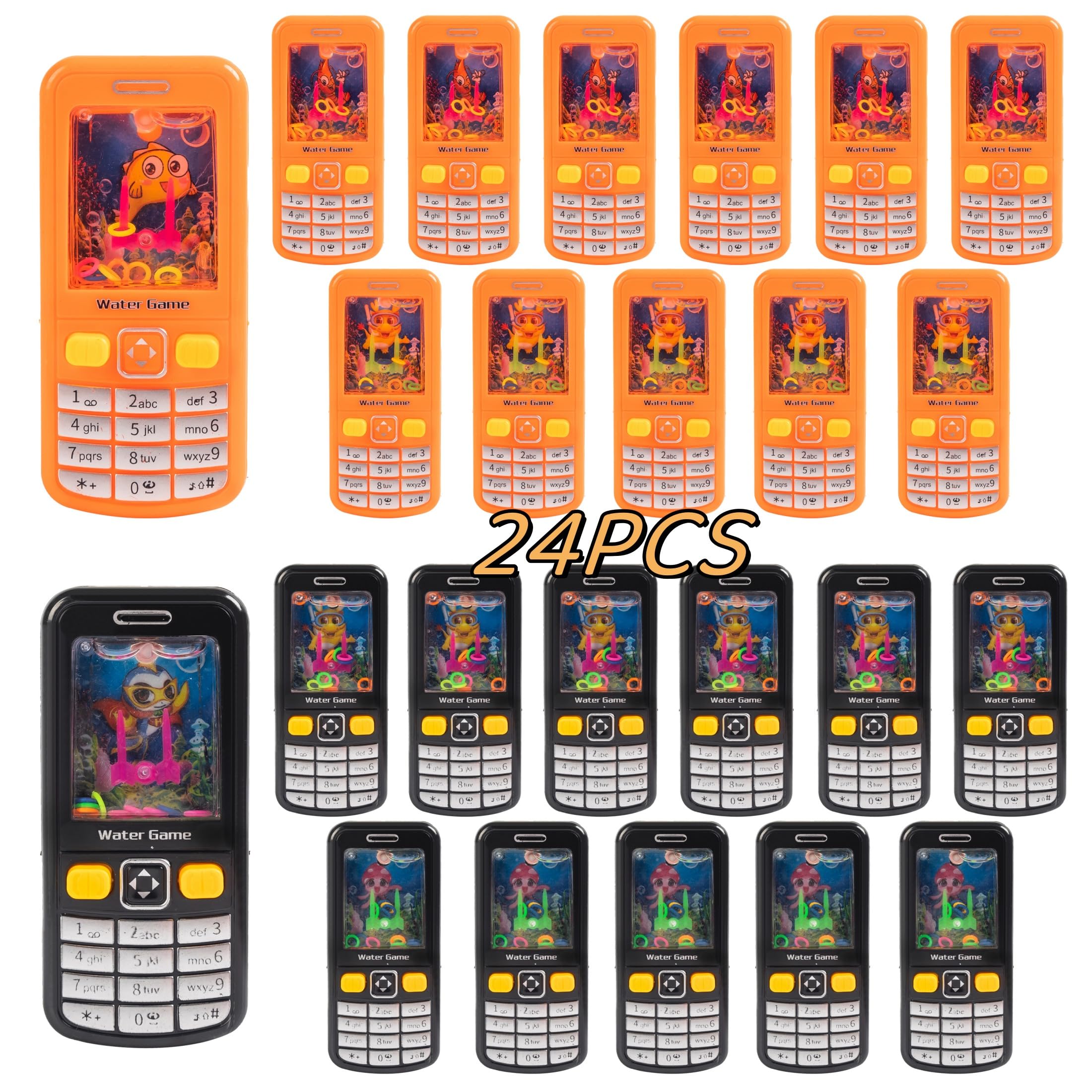 Sponsored Ad - 18 Pack Water Ring Toss Handheld Game,90s Nostalgia Cell Phone Toys,Pefect for Kids Back to School Gifts Birthday Party Favor,Return Gifts,Goodie Bags Stuffers,Classroom Prizes Bulk