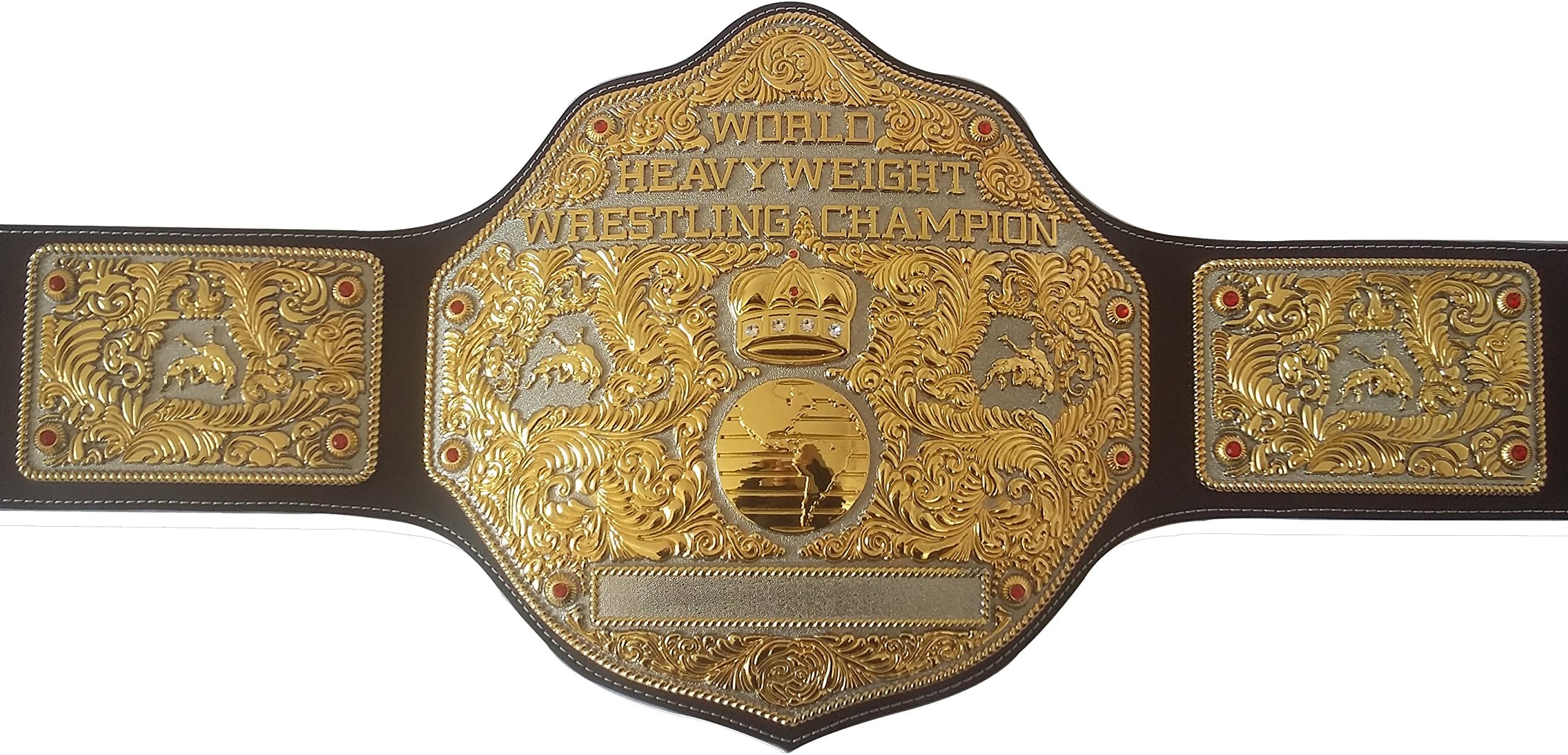 Fandu Belts Adult Nickel Gold Big Gold Championship Belt Title The Star On Night of champions