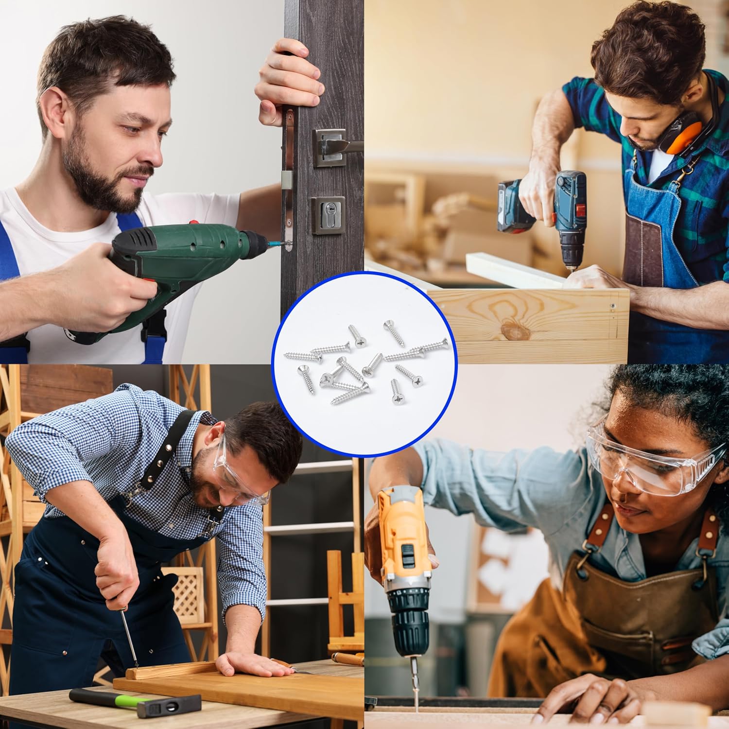 Bolt Dropper 25 Pack #14 x 1-1/2 Inch Stainless Steel Screws - Flat Head Phillips Wood Screw - 18-8 (304) Corrosion-Resistant - Heavy Duty Deck Screws for Indoor and Outdoor Use #14 X 1-1/2'' image 6 of 6 B079Y9Q9W8