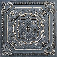 ALaMaisonCeilings R126 Bijou & Bee Foam Glue-Up Ceiling Tiles, Charcoal Copper, 128 sq ft Case of 48 - Easy DIY Popcorn Cover
