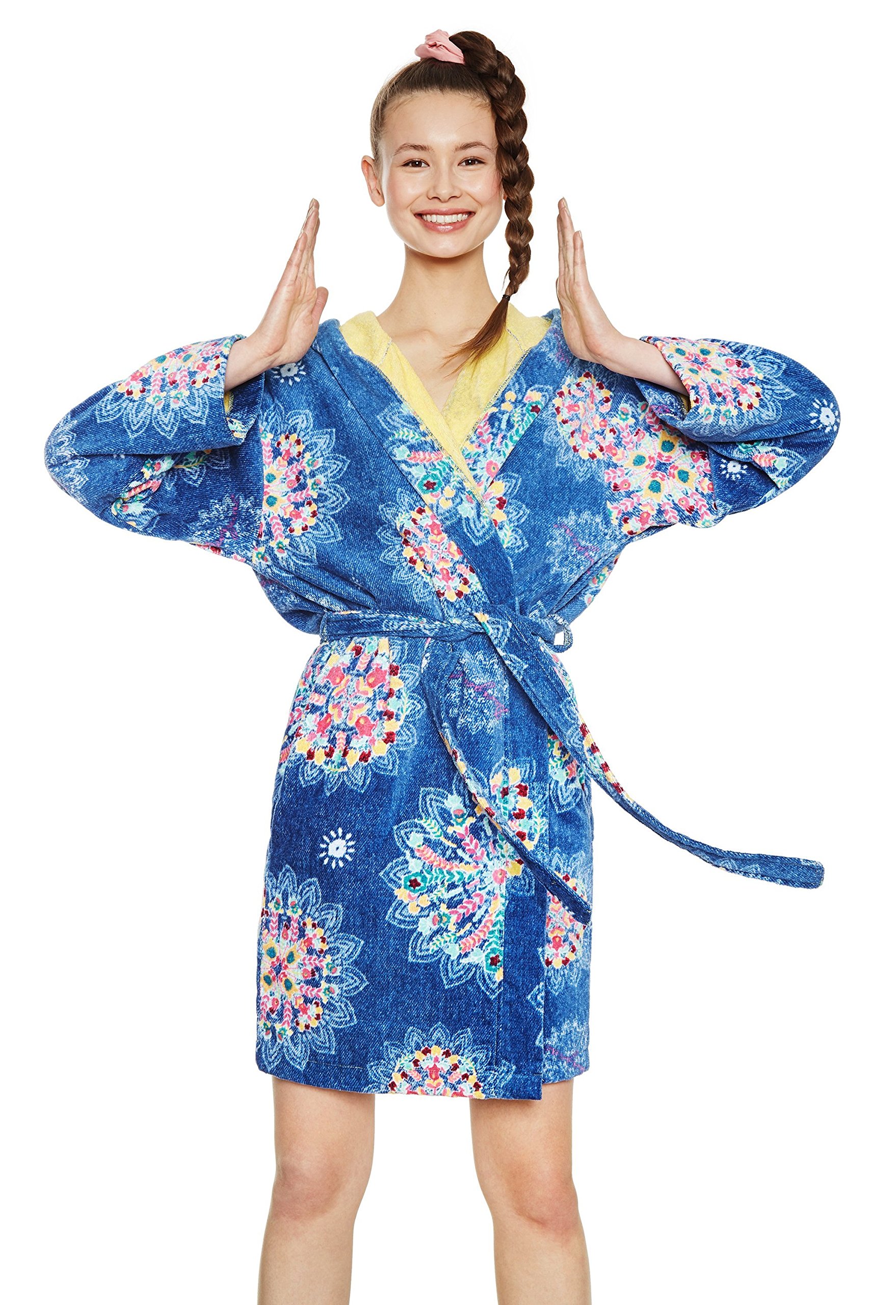 Kalimo Podomka Himma-Blu-XXL Accappatoio, Donna