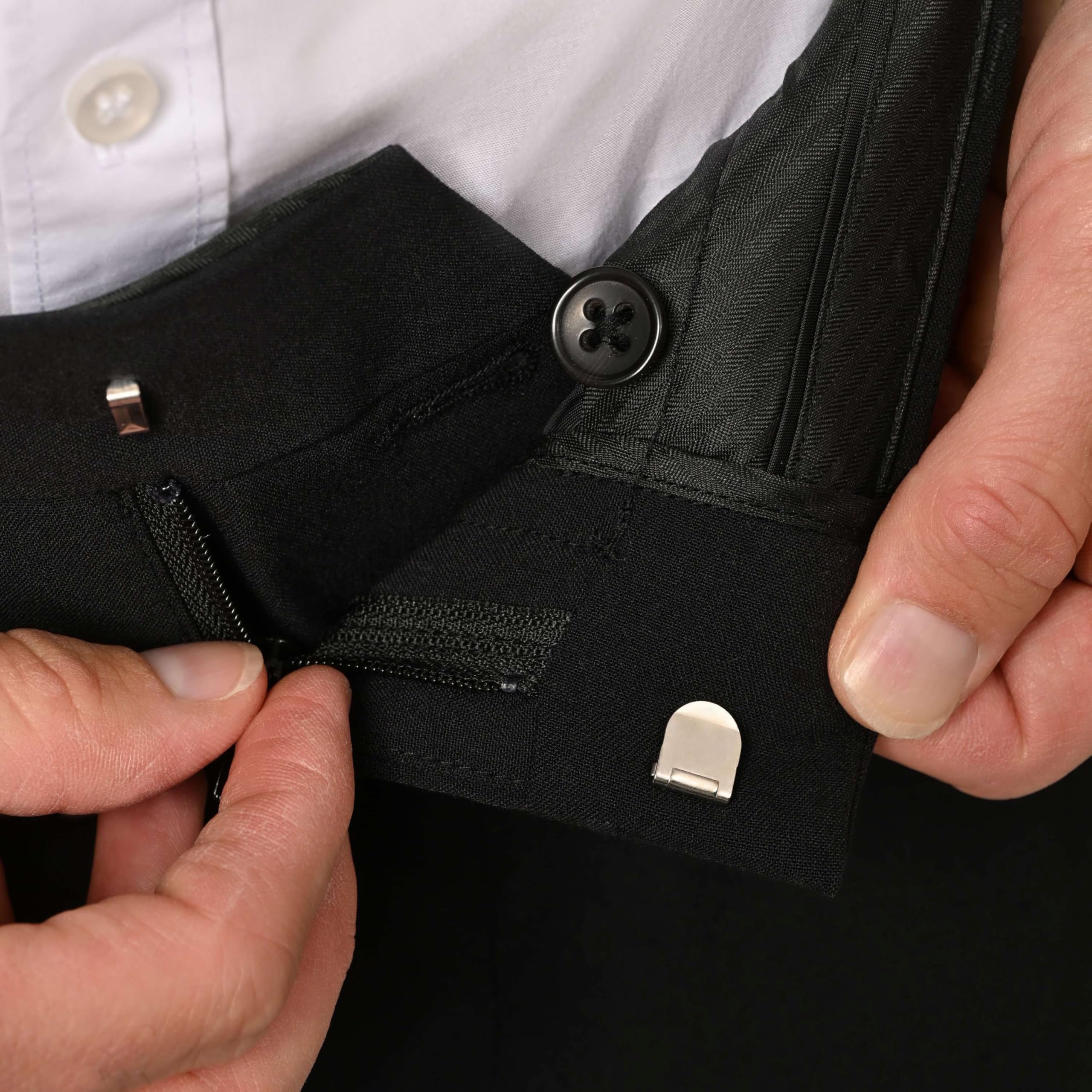 Herren Anzughose Hose mit Bügelfalte