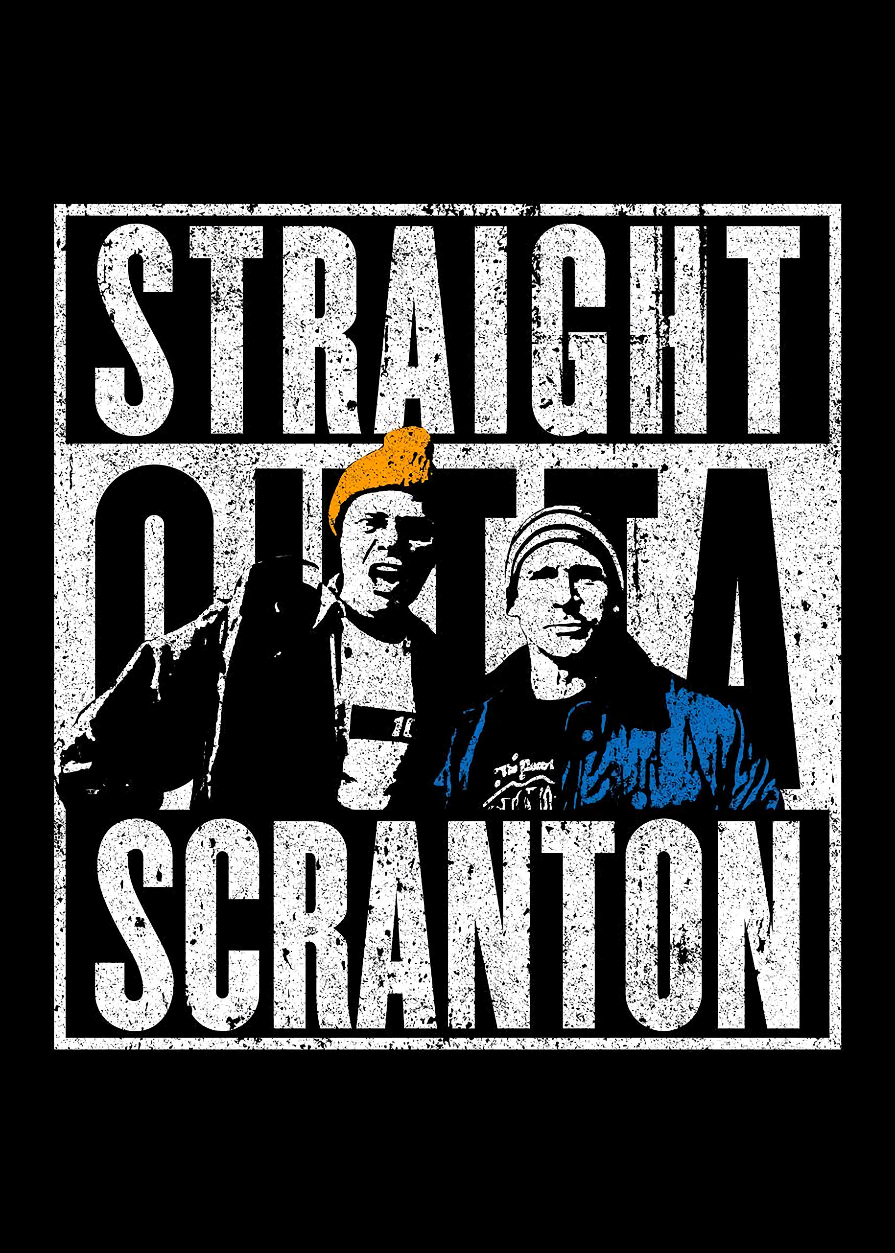 Bharat Udyog The Office Poster - Straight Outta Scranton Web Series Tv Show Wall Sticker 300 Gsm Art Card Paper Print Artwork Printed (13x19 inch)