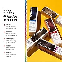 Vista 4 de AGE beautiful Permanent Hair Color Dye Liqui Creme 100% Gray Coverage Anti-Aging Haircolor Biotin for Thicker, Fuller Hair Professional 8NN