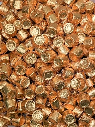 ROLOS - Rolo Candy - 4 Lb Bag - Caramel Candy - Bulk Candy Individually Wrapped Rolos Bulk Candy - Bulk Chocolate Gold Candy Rolo By Queen Jax