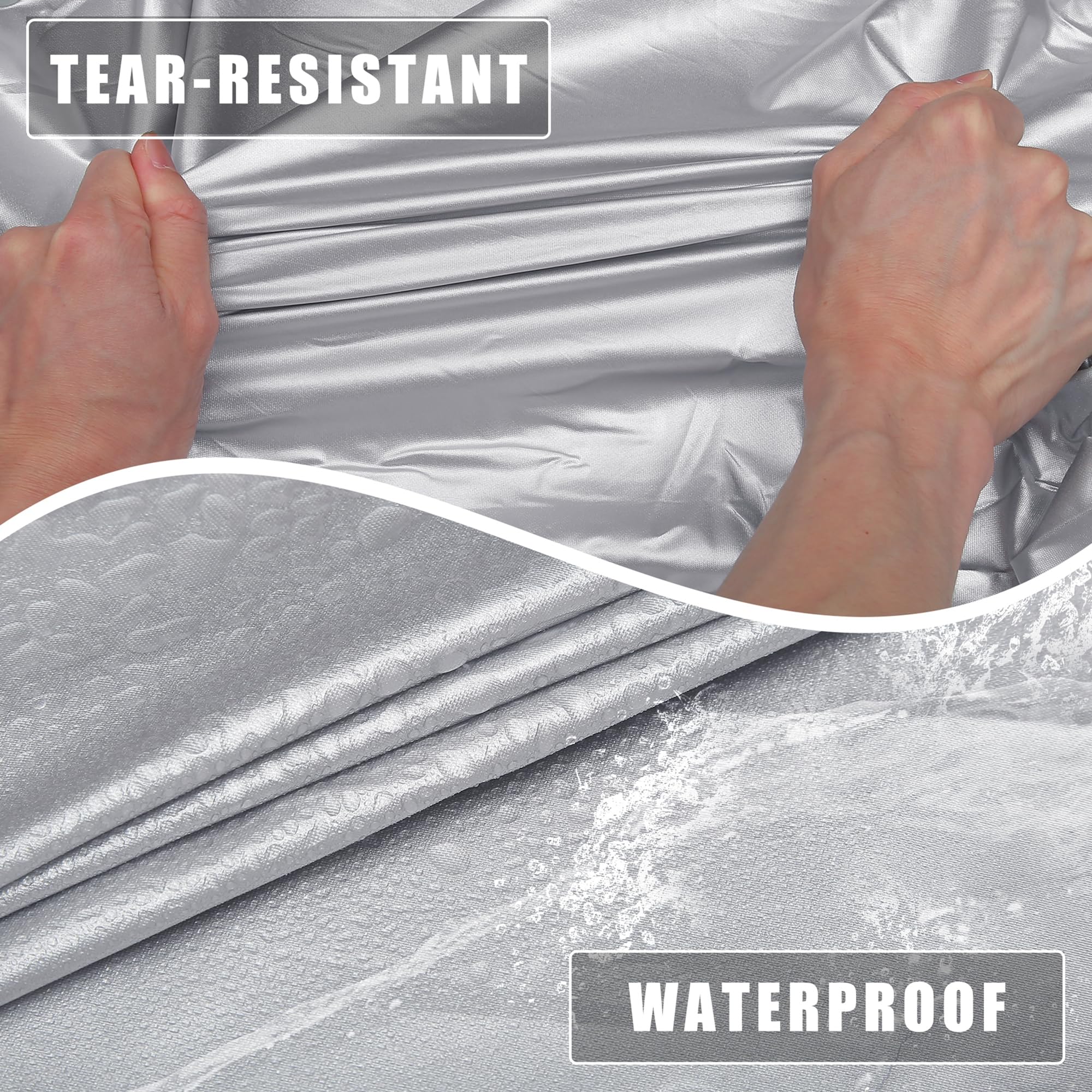 X AUTOHAUX for Volkswagen New Beetle Cover Car Cover for Volkswagen New Beetle 1998-2019 Outdoor Full Car Cover — view 3