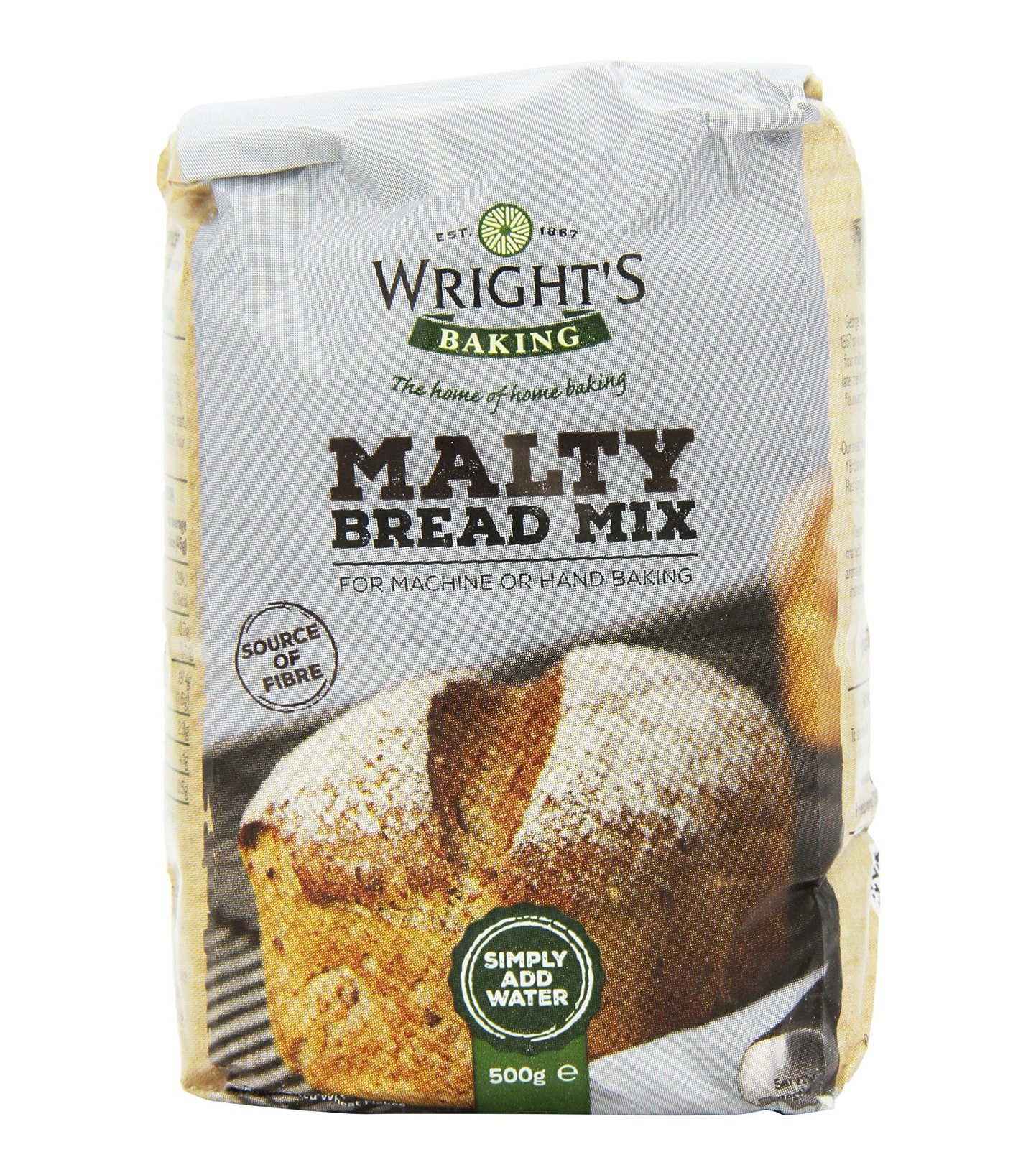Wrights Baking Malty Brot Mix 500 g (10 Stück)