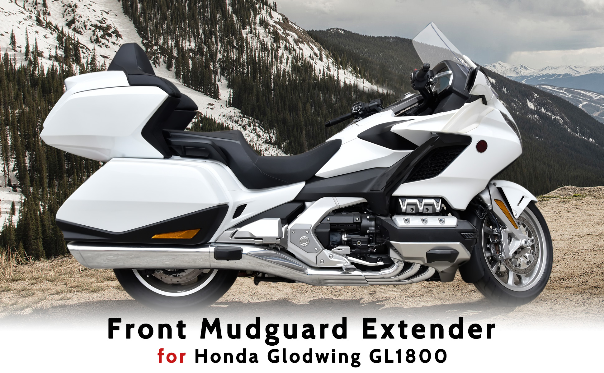 Front Fender Extender For Honda Goldwing GL1800 (2018-2024) ABS