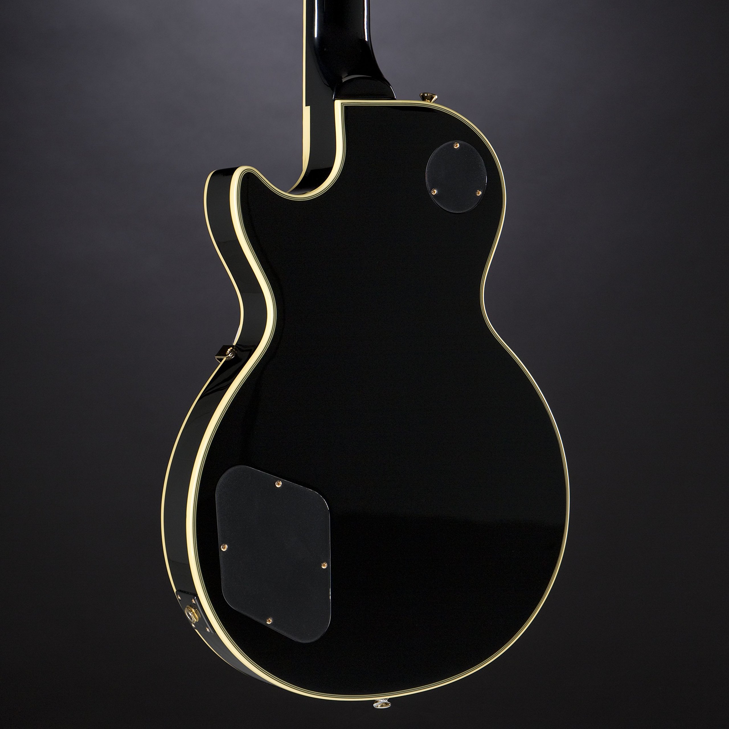 Epiphone ENCTEBGH1 Les Paul Custom Pro Chitarra Elettrica con ProBuckers e Coil-Tapping, Ebano